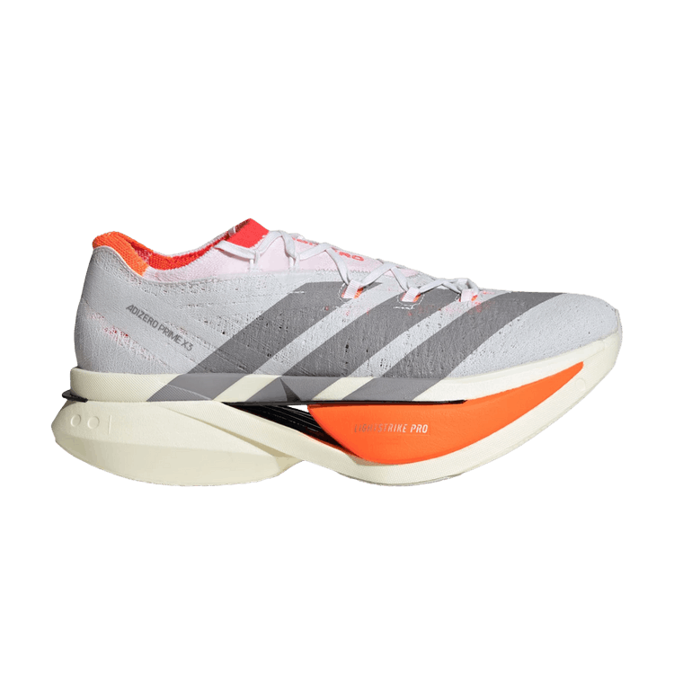 adidas Adizero Prime X3 Strung 'Cloud White Lucid Red' — Cloud White/Cloud White/Lucid Red