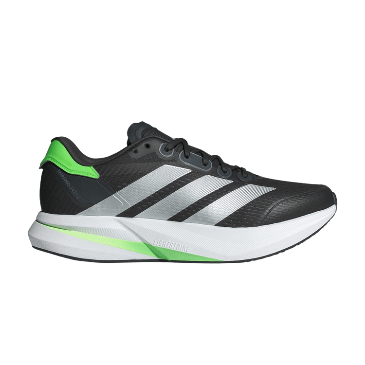 adidas Duramo Speed 2 'Carbon Matte Silver Lime Burst' — Carbon/Matte Silver/Lime Burst