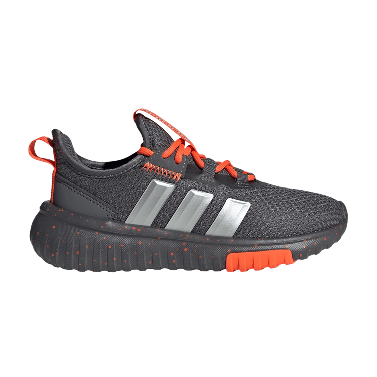 adidas Kaptir 4.0 K 'Grey Matte Silver Impact Orange' — Grey Five/Matte Silver/Impact Orange