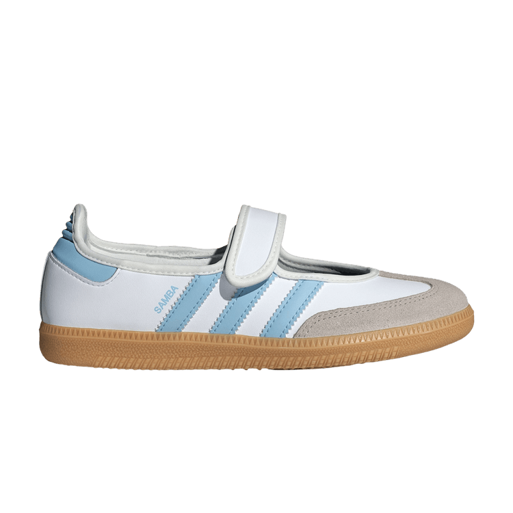 adidas Samba Jane J 'Cloud White Clear Sky Gum' — Cloud White/Clear Sky/Gum