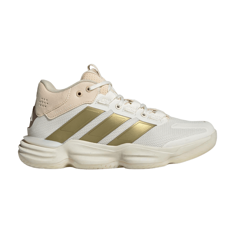 Adidas Wmns Court Stabil Indoor 'Off White Gold' — Off White/Gold Metallic/Crystal Sand