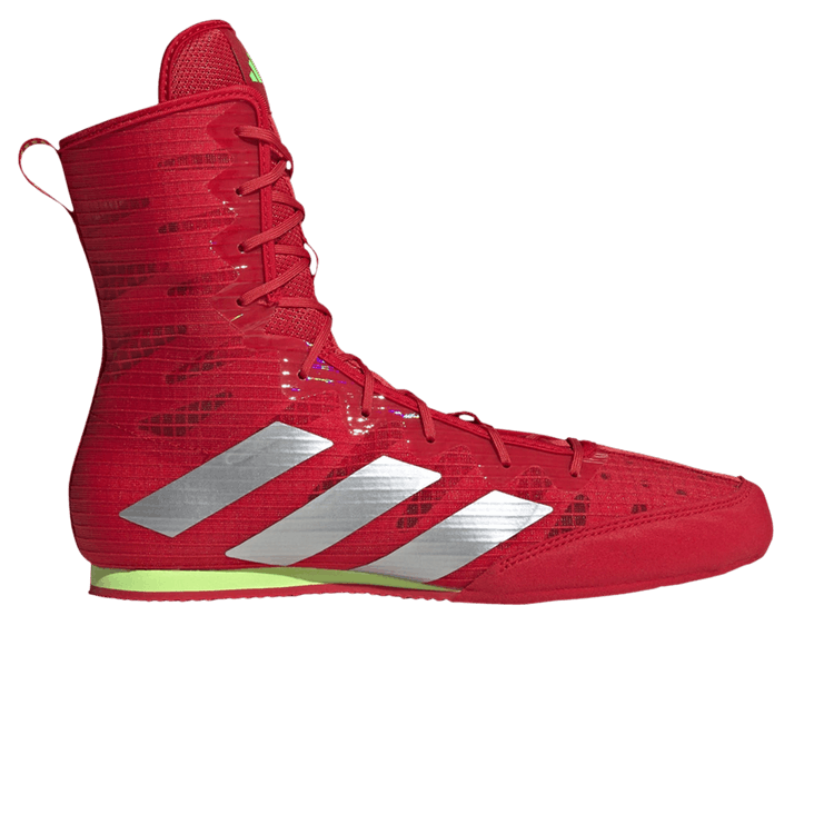 adidas Box Hog 4 'Scarlet' — Better Scarlet/Silver Metallic/Lucid Lemon