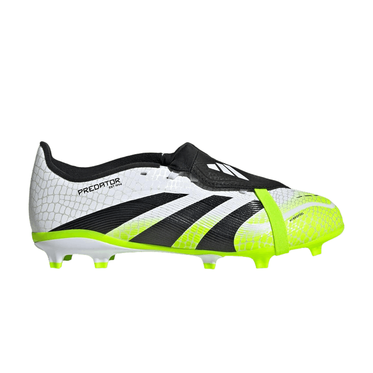adidas Predator League Foldover Tongue FG MG K 'Radiant Blaze Pack' — Cloud White/Core Black/Lucid Lemon