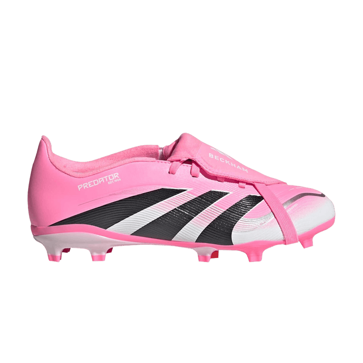 David Beckham x adidas Predator League Foldover Tongue FG MG K 'Miami' — Beam Pink/Core Black/Cloud White