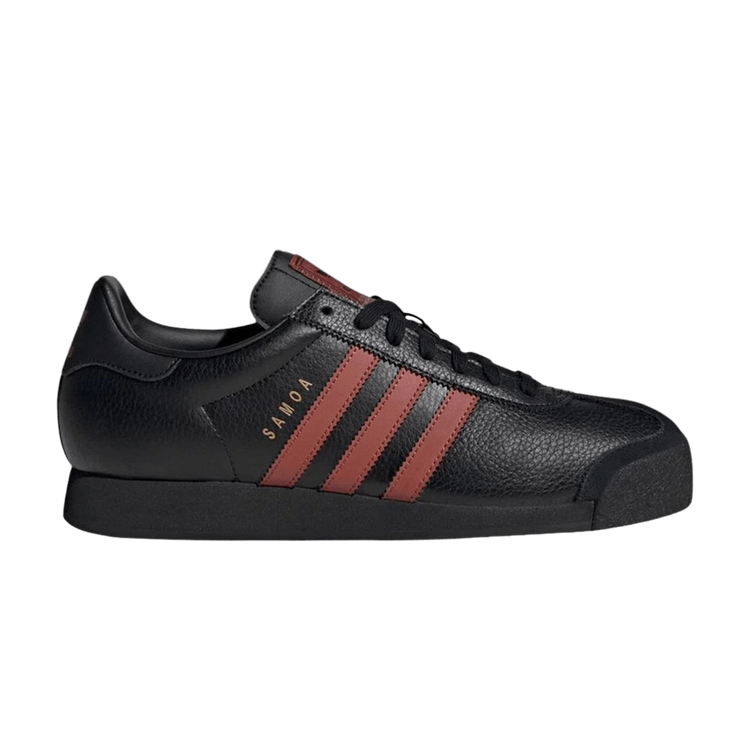 Adidas Samoa 'Black Preloved Ruby' — Core Black/Preloved Ruby/Gold Metallic