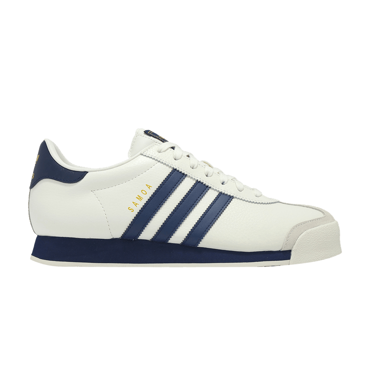 adidas Samoa 'Off White Dark Blue' — Off White/Dark Blue/Gold Metallic