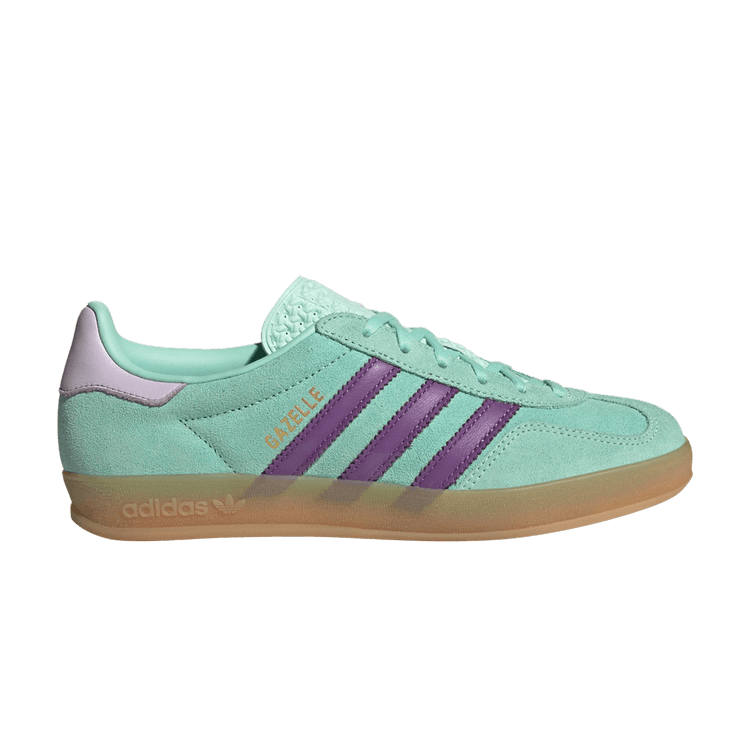 Adidas Wmns Gazelle Indoor 'Clear Mint Active Purple' — Clear Mint/Active Purple