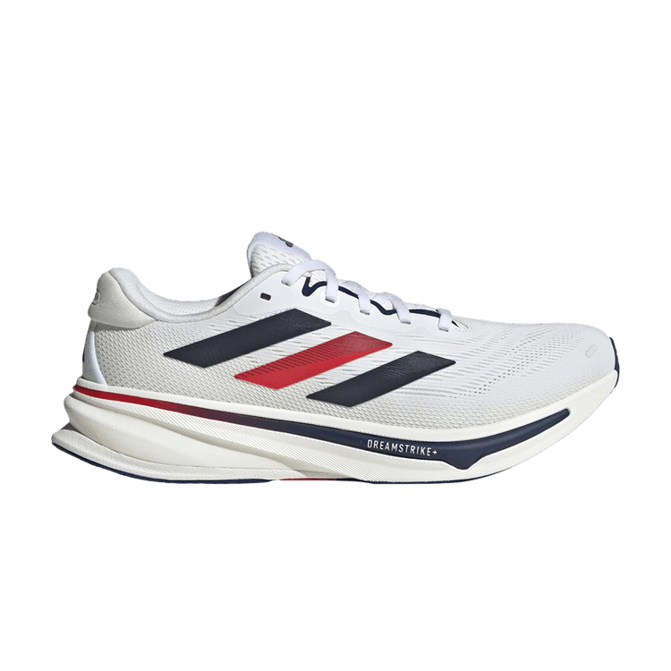 adidas Supernova Rise 2 'USA' — Cloud White/Dark Blue/Pure Ruby