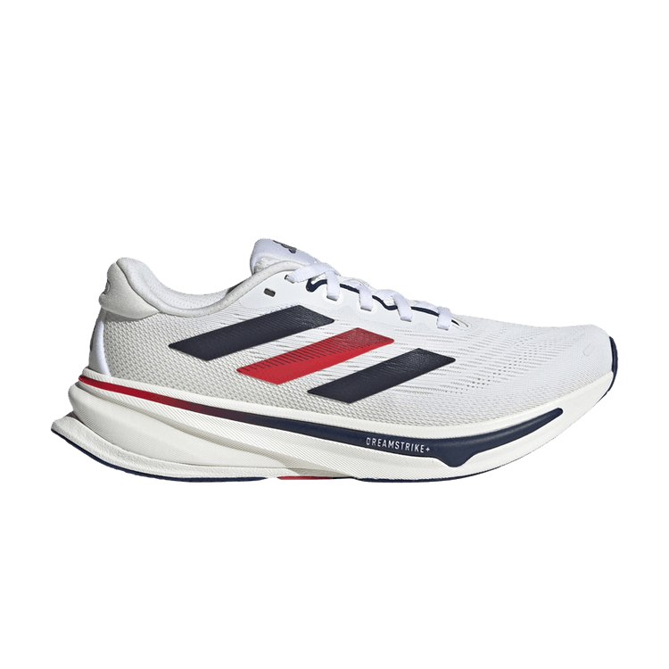 adidas Wmns Supernova Rise 2 'USA' — Cloud White/Dark Blue/Pure Ruby