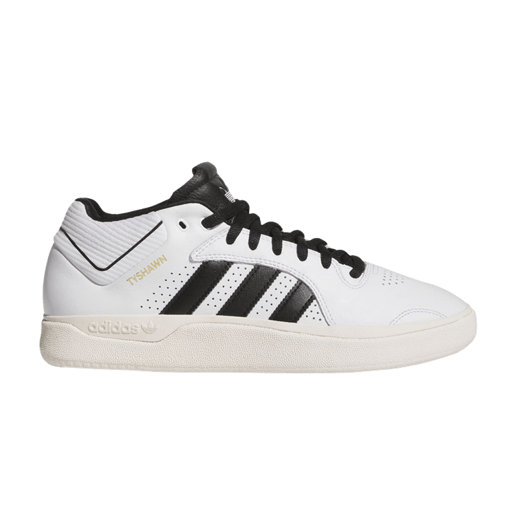 adidas Tyshawn Mid 'White Black' — Cloud White/Core Black/Cloud White