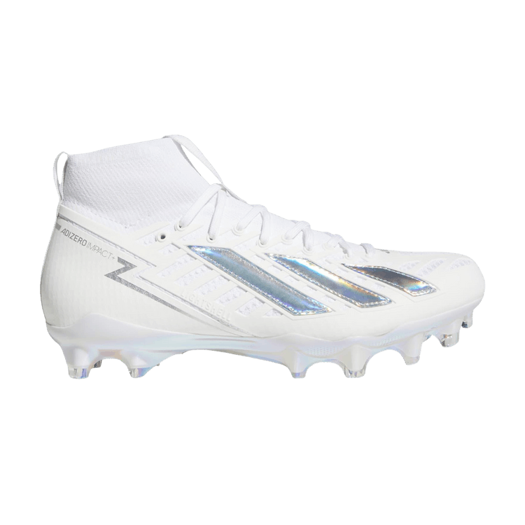 adidas Adizero Impact + II 'Cloud White Silver Metallic' — Cloud White / Silver Metallic / Cloud White