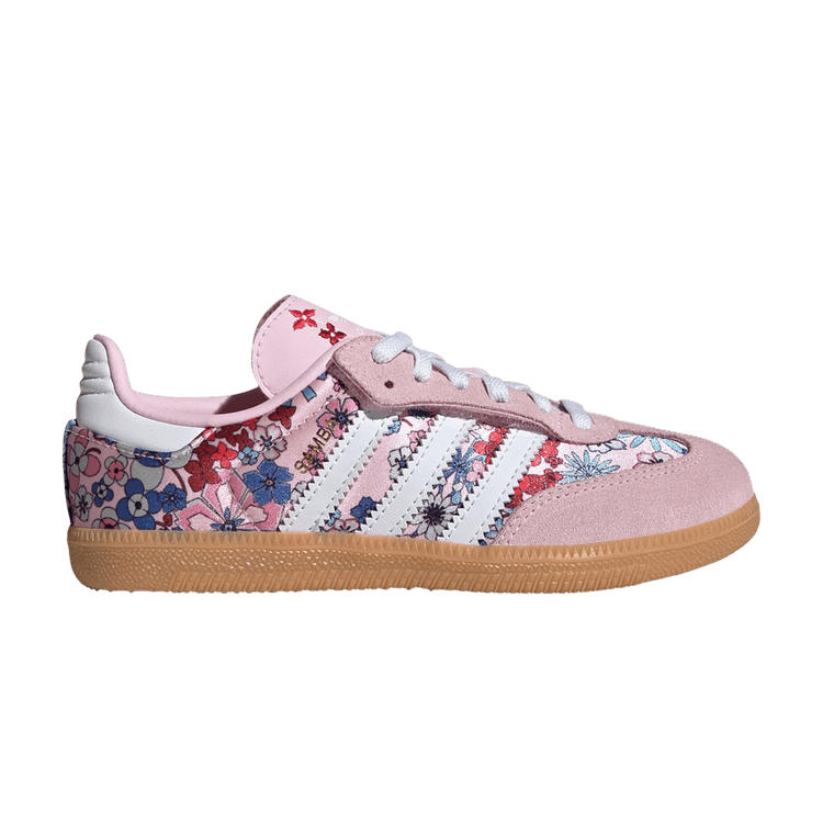 Liberty London x adidas Samba OG Little Kid 'Clear Pink Cloud White' — Clear Pink / Cloud White / Gum