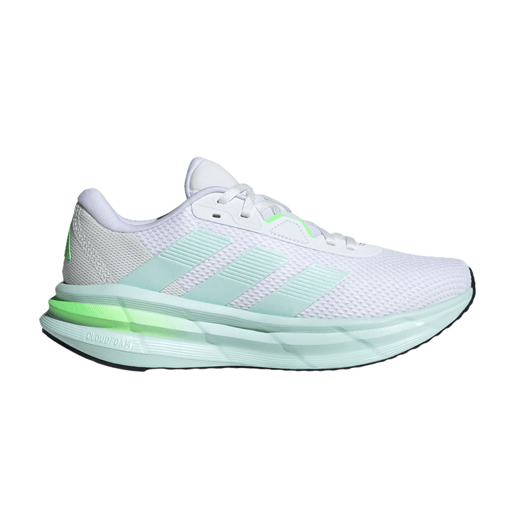 adidas Wmns Galaxy 7 'Cloud White Halo Mint Lime Burst' — Cloud White/Halo Mint/Lime Burst
