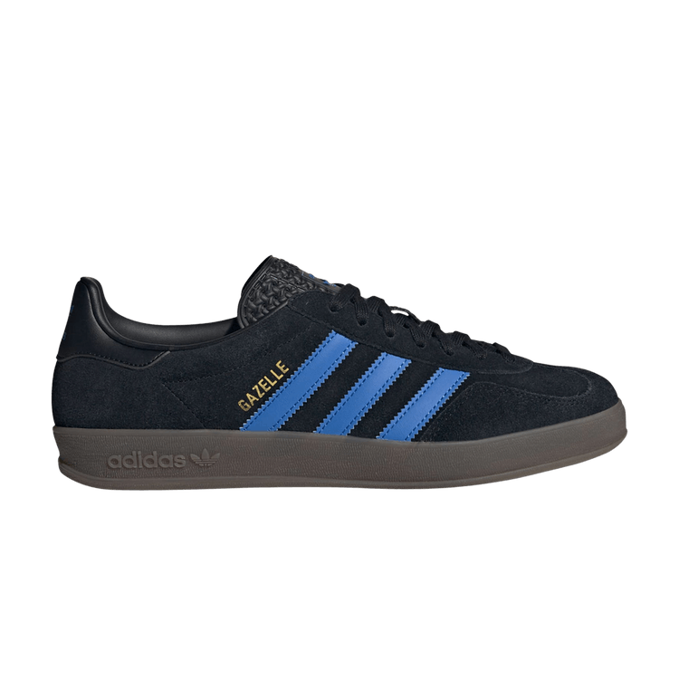 adidas Gazelle Indoor 'Black Blue Gum' — Core Black/Blue/Gum