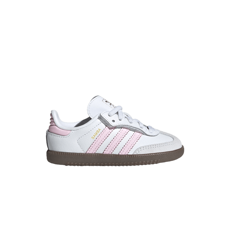 adidas Samba OG Comfort Closure EL I 'White Clear Pink Gum' — Cloud White/Clear Pink/Gum