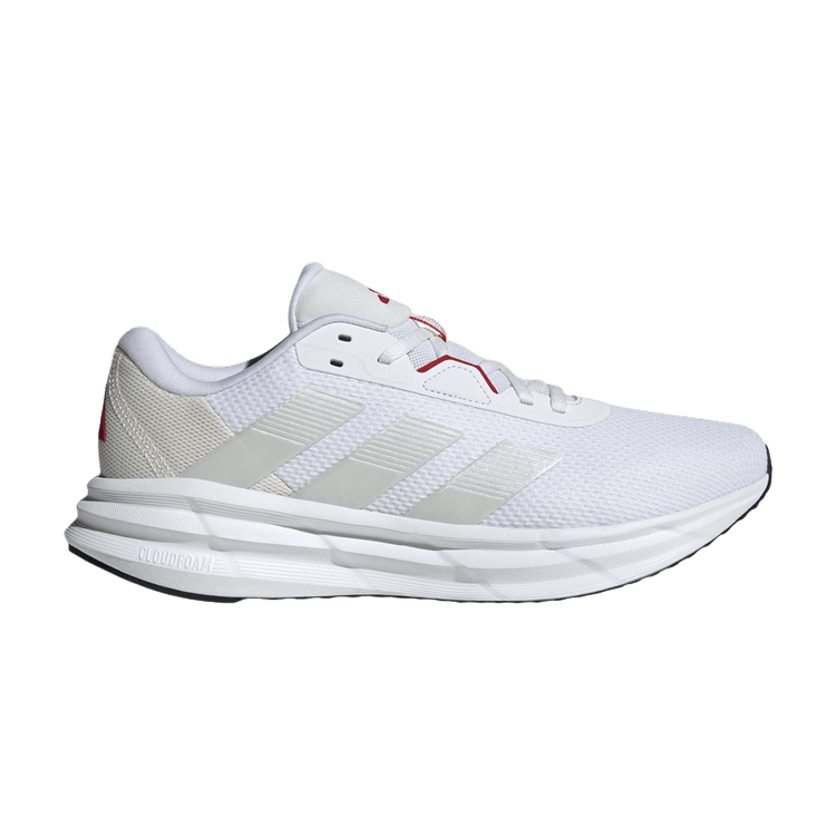 adidas Galaxy 7 'Cloud White Grey Power Red' — Cloud White/Grey One/Power Red