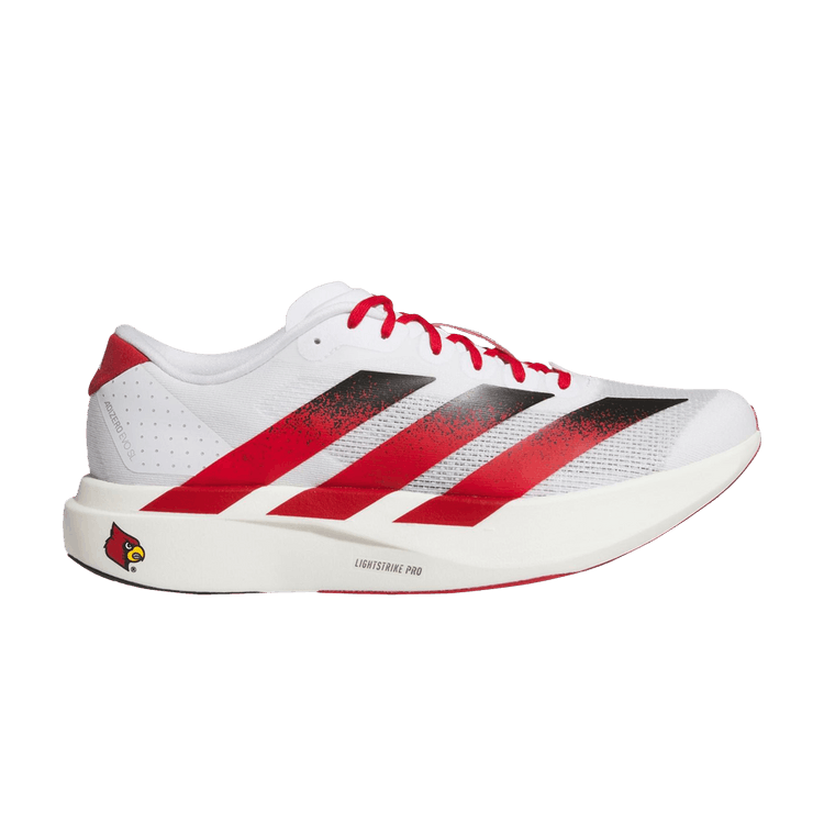 NCAA x adidas Adizero Evo SL 'Louisville' — Footwear White/Team Power Red/Core Black