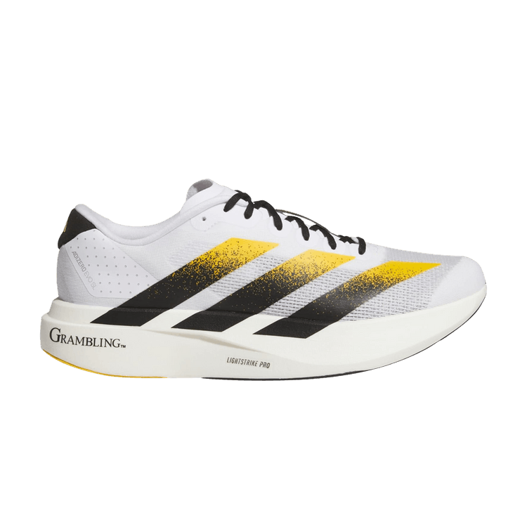 NCAA x adidas Adizero Evo SL 'Grambling State' — Cloud White/Core Black/Team College Gold