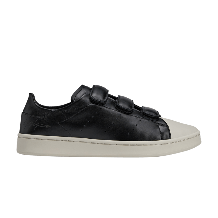 adidas Y-3 Stan Smith Hook &amp; Loop 'Black Talc' — Black/Black/Talc