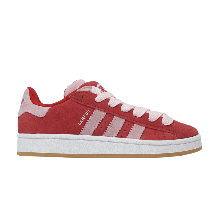 adidas Wmns Campus 00s Double 'Scarlet' — Better Scarlet/Clear Pink/Cloud White