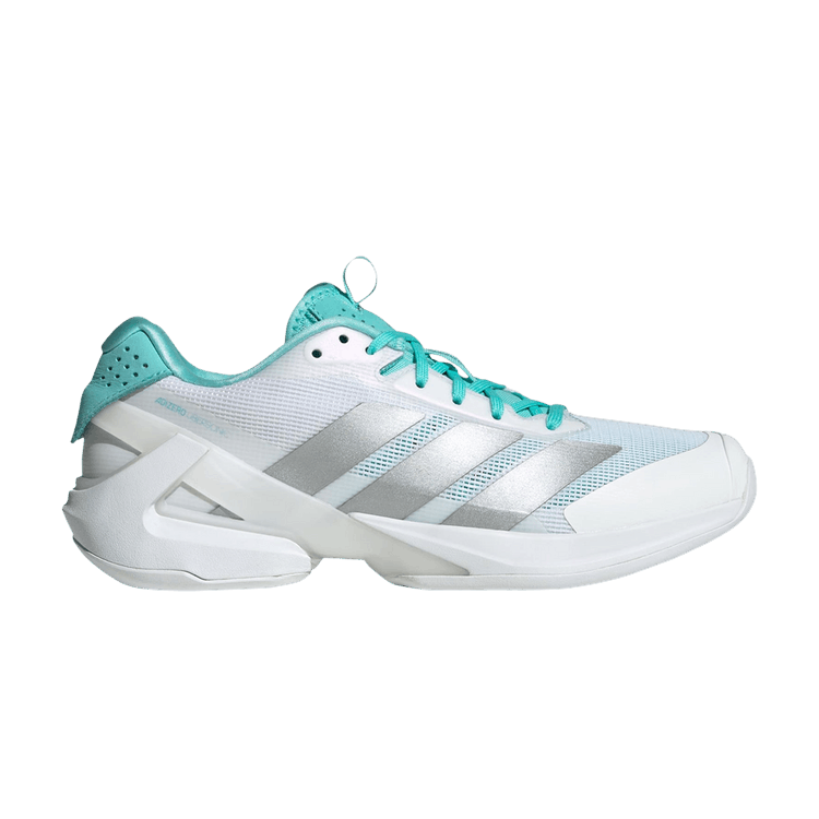 adidas Wmns Adizero Ubersonic 5 'White Silver Metallic Mint Ton' — Cloud White/Silver Metallic/Mint Ton