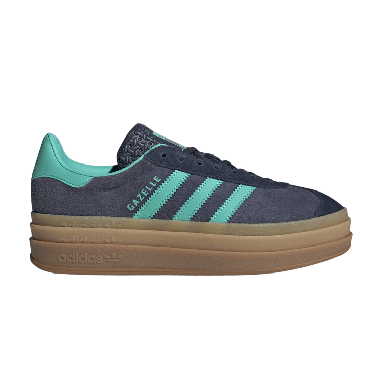 adidas Wmns Gazelle Bold 'Shadow Navy Acid Mint' — Shadow Navy/Acid Mint/Legend Ink