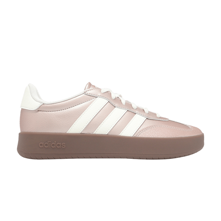 Adidas Barreda 'Rose Metallic Gum' — Off White/Off White/Gum