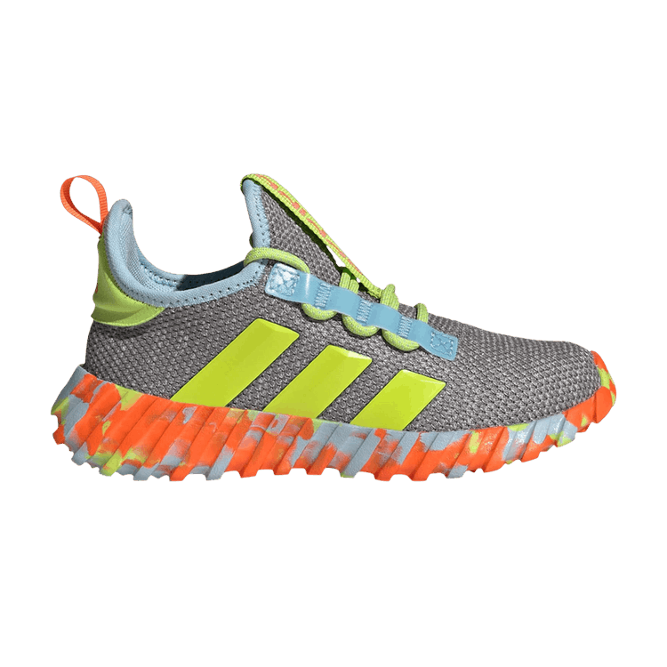 adidas Kaptir Flow K 'Grey Solar Slime Clear Sky' — Grey Two/Solar Slime/Clear Sky