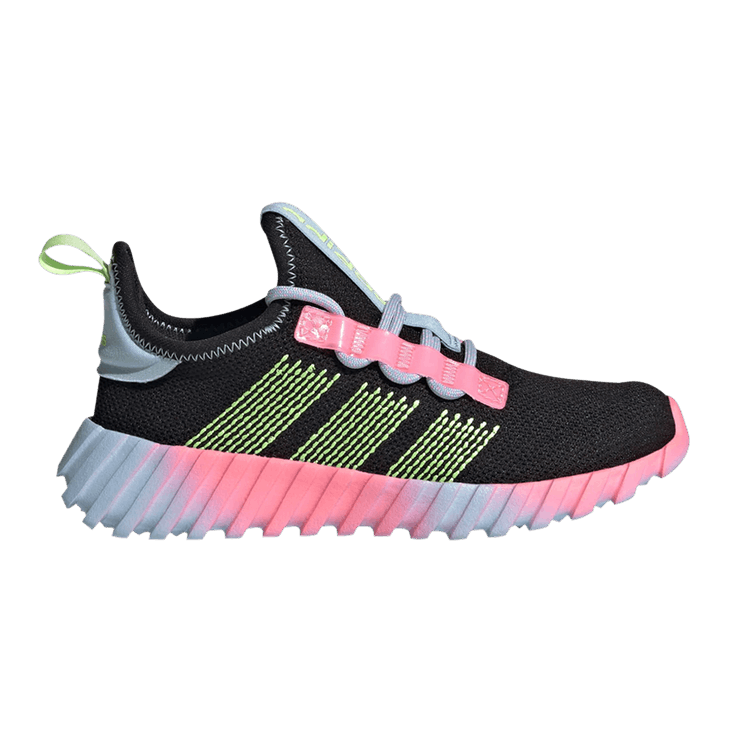 adidas Kaptir Flow K 'Black Yellow Clear Sky' — Core Black/Hi-Res Yellow/Clear Sky