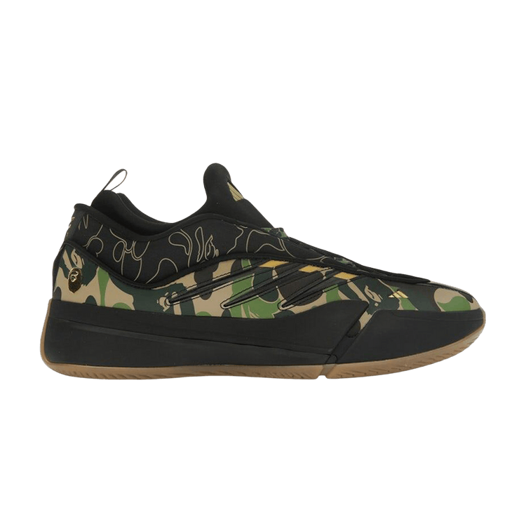 BAPE x adidas Dame 9 'Black Green' Sample — Core Black/Core Black/Core Black