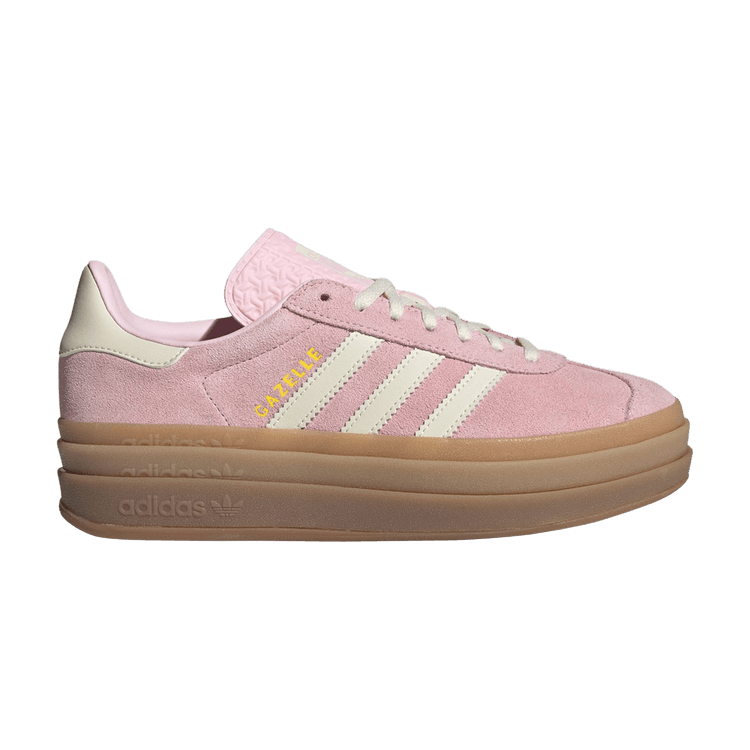 adidas Wmns Gazelle Bold 'Clear Pink Gum' — Clear Pink/Cream White/Gold Metallic