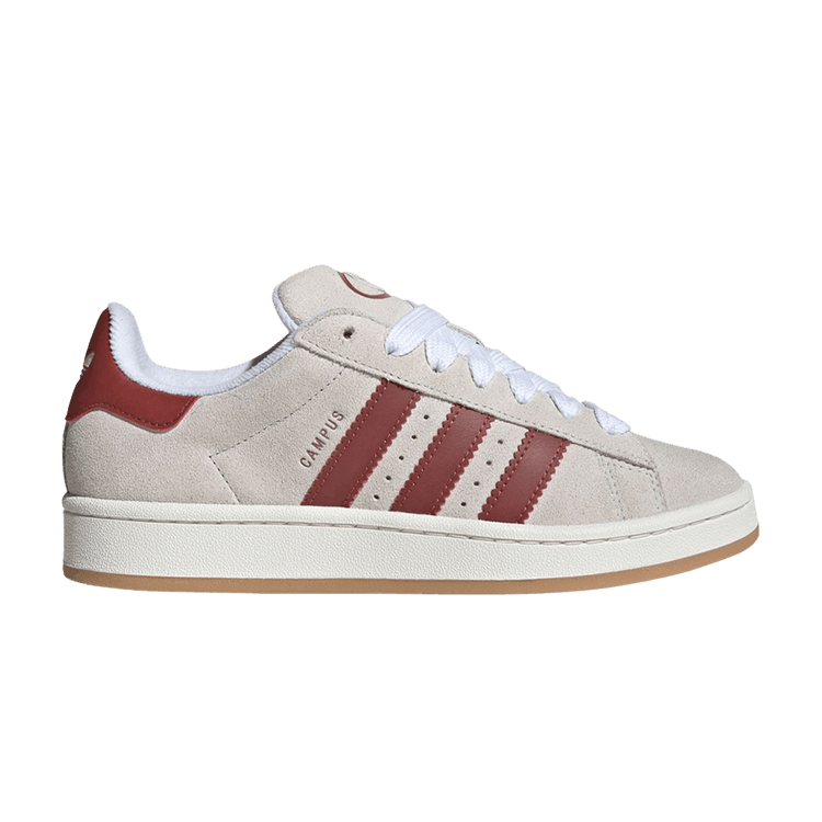 adidas Wmns Campus 00s 'Crystal White Preloved Ruby' — Crystal White/Core White/Preloved Ruby