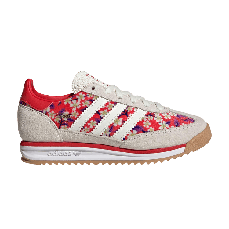 Liberty London x adidas SL 72 RS J 'Floral' — Supplier Colour / Off White / Alumina