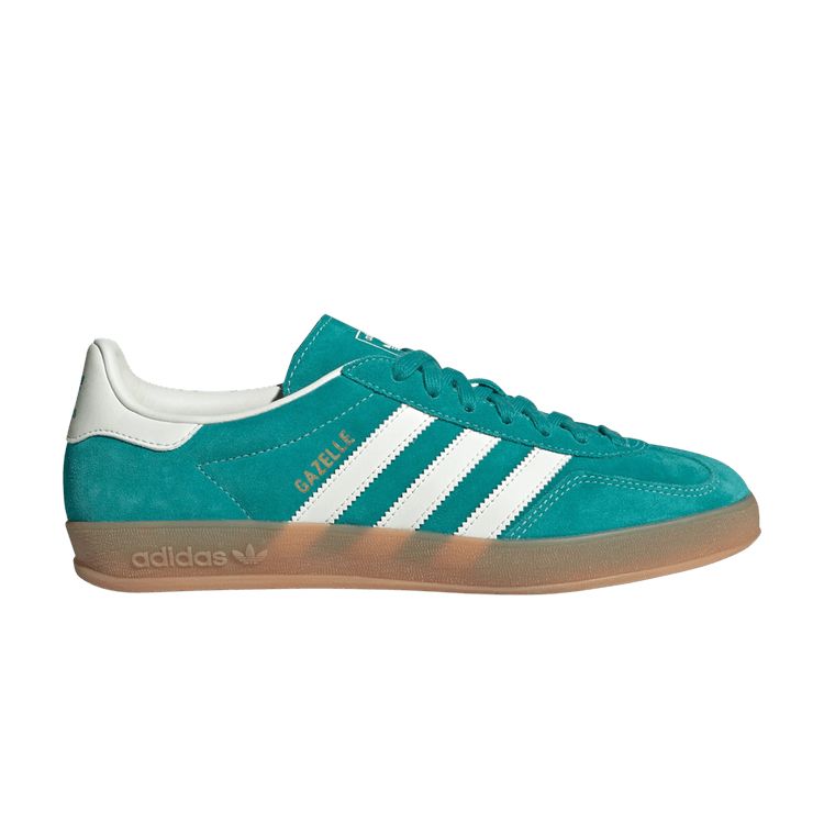 adidas Gazelle Indoor 'Pure Teal' — Pure Teal/Off White/Gold Metallic