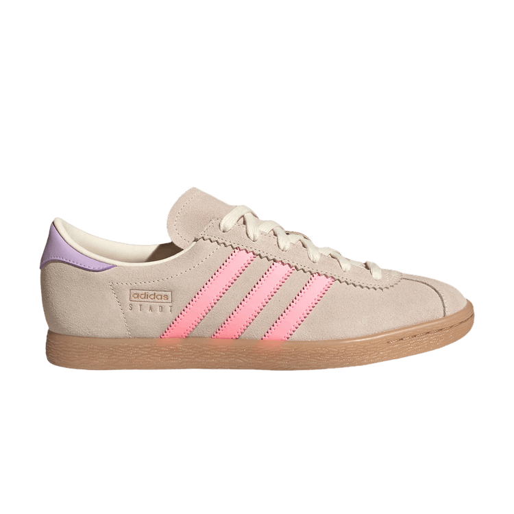 adidas Wmns Stadt 'Wonder White Glow Pink Powder Plum' — Wonder White/Glow Pink/Powder Plum
