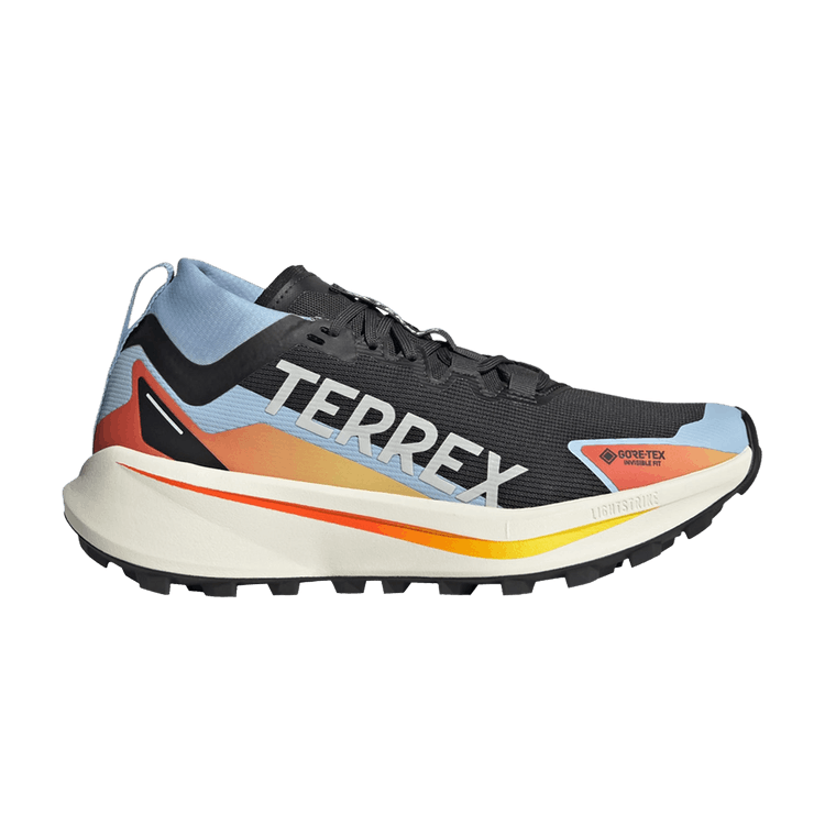 adidas Wmns Terrex Agravic GORE-TEX Trail 'Core Black Cloud White Glow Blue' — Core Black/Cloud White/Glow Blue