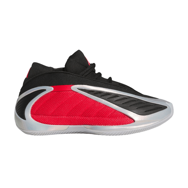 adidas AE 2 J 'Georgia Bulldogs' — Silver Metallic/Pure Ruby/Core Black