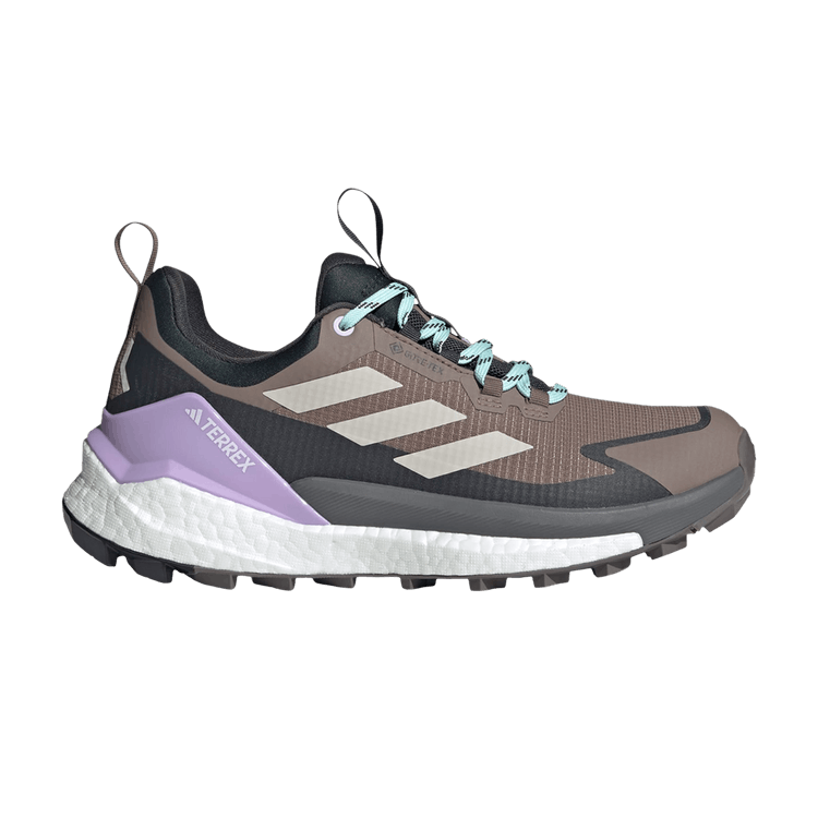 adidas Wmns Terrex Free Hiker 2.0 Low GORE-TEX 'Trace Brown Carbon' — Trace Brown/Beige/Carbon