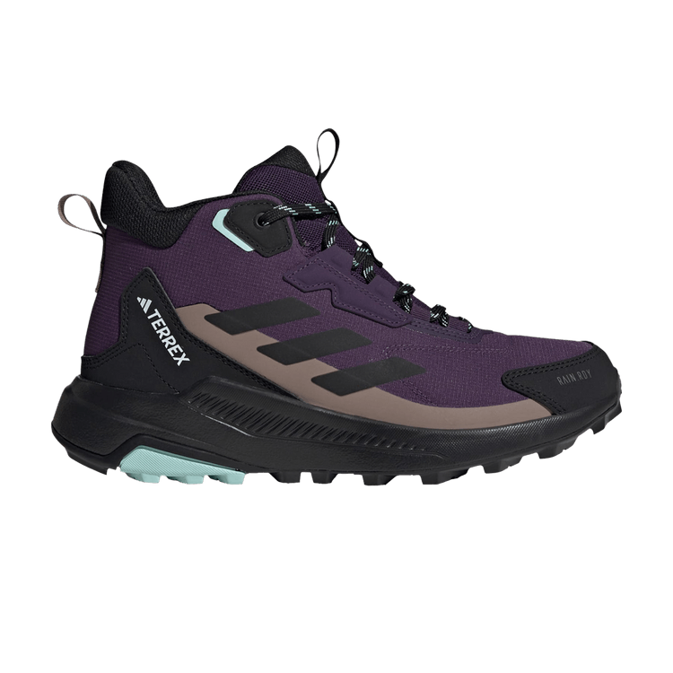 adidas Wmns Terrex Anylander Mid Rain.RDY 'Aurora Plum Trace Brown' — Aurora Plum/Core Black/Trace Brown