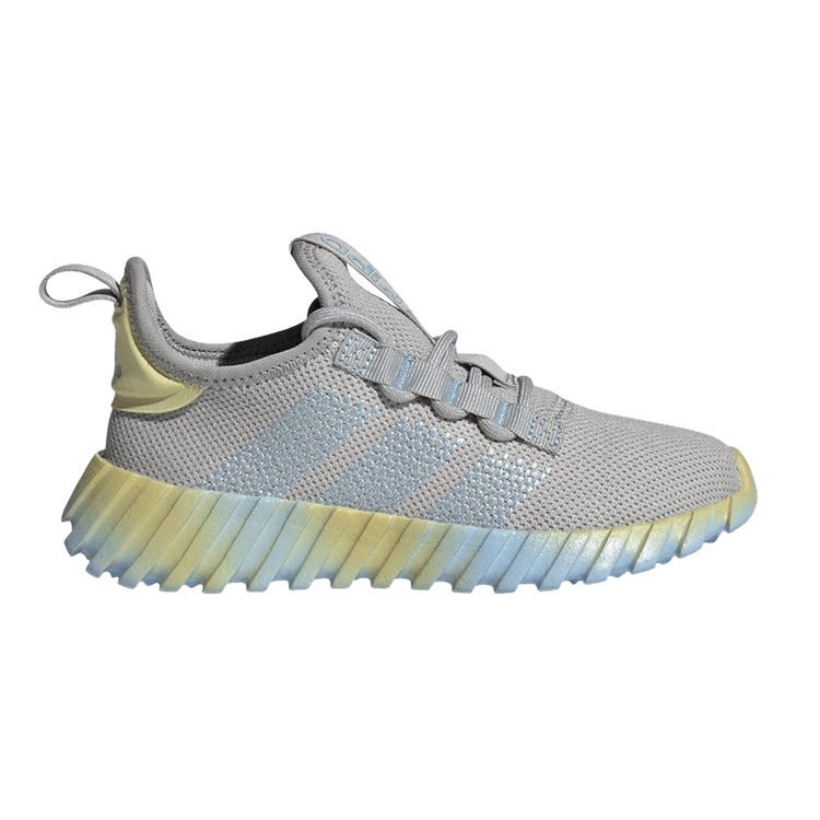 adidas Kaptir Flow K 'Grey Glow Blue' — Grey Two/Glow Blue/Powder Yellow