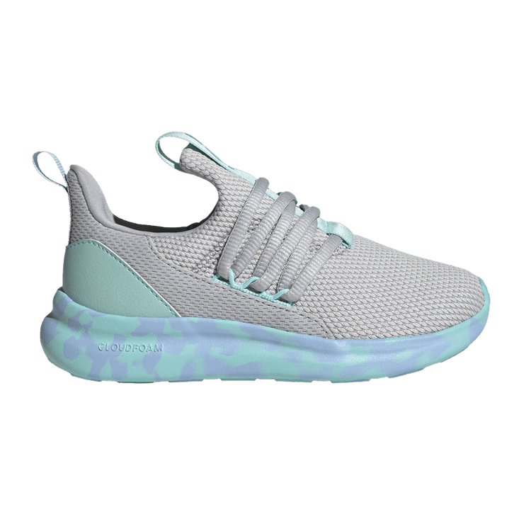 adidas Lite Racer Adapt 7.0 K 'Grey Semi Flash Aqua' — Glow Blue/Grey Two/Semi Flash Aqua