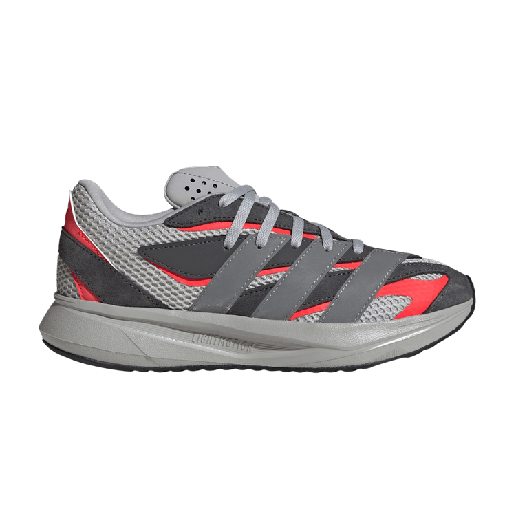 adidas Lightblaze J 'Grey Lucid Red' — Grey Two/Grey Three/Lucid Red
