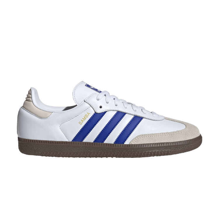 adidas Samba OG 'White Lucid Blue Gum' — Cloud White/Lucid Blue/Gum