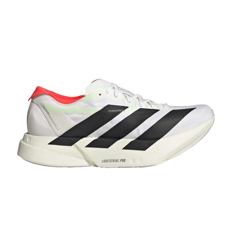 adidas Wmns Adizero Adios Pro 4 'White Black' — Cloud White/Core Black/Silver Metallic