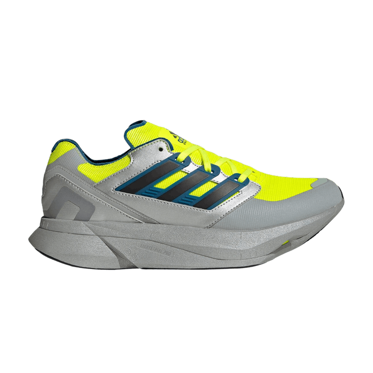 adidas Equipment Adios Pro 'Solar Yellow Core Black' — Solar Yellow / Core Black / Silver Metallic