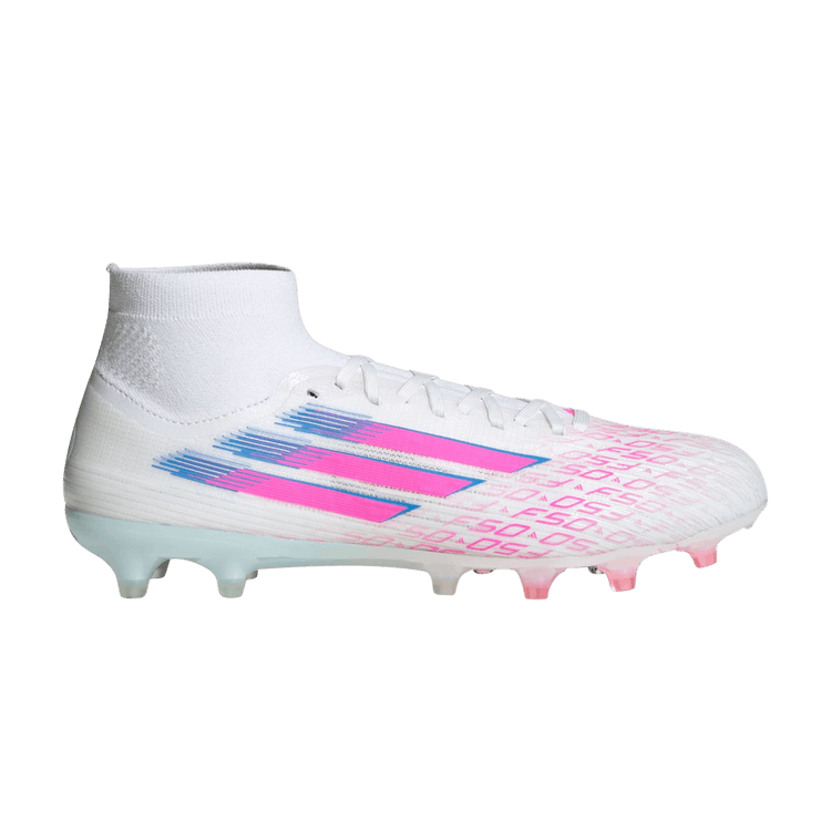 adidas Wmns Adizero F50 Sparkfusion Pro FG AG 'Future Icons Trinity Pack' — Cloud White/Lucid Pink/Cloud White