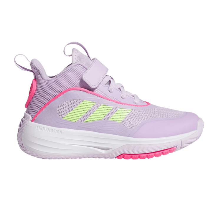 adidas OwnTheGame 3.0 J 'Ice Lavender Lucid Lemon' — Ice Lavender/Lucid Lemon/Powder Plum