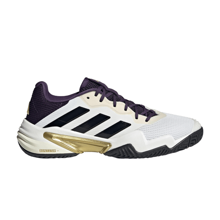 adidas Barricade 13 'White Aurora Plum' — Core White/Core Black/Aurora Plum