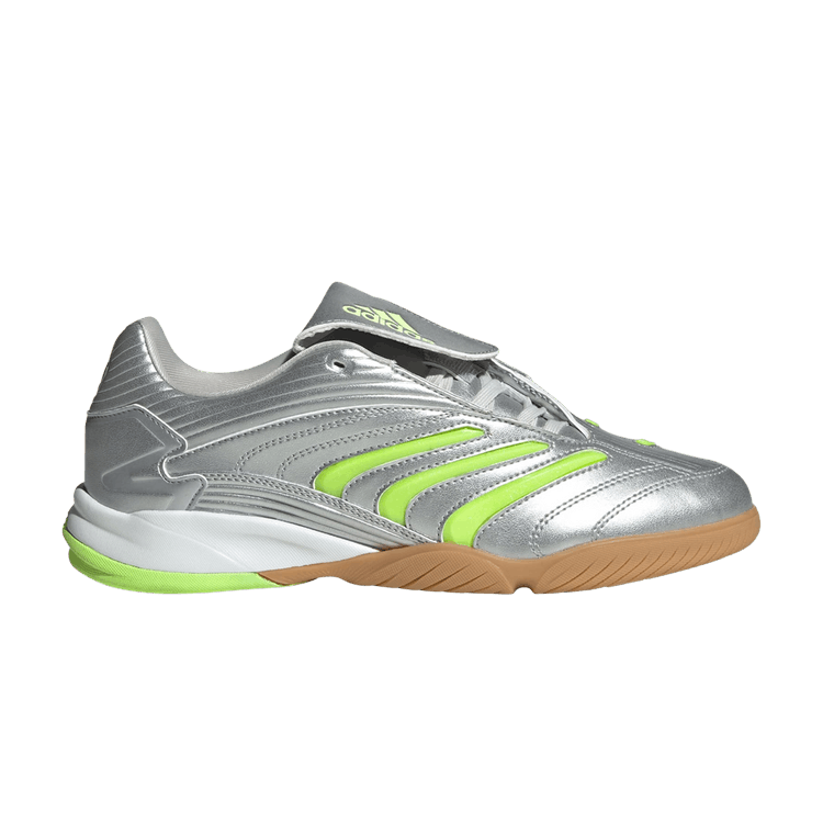 adidas Wmns Predator Sala 'Silver Metallic Signal Green' — Silver Metallic/Signal Green/Cloud White