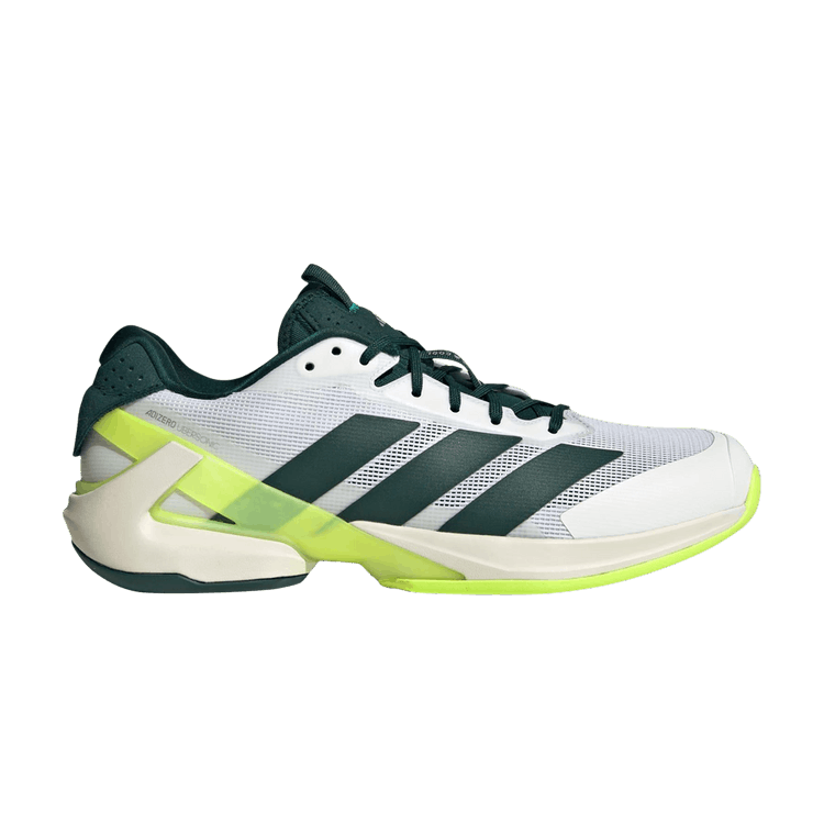 adidas Adizero Ubersonic 5 'White Aurora Ivy Lemon' — Cloud White/Aurora Ivy/Lucid Lemon